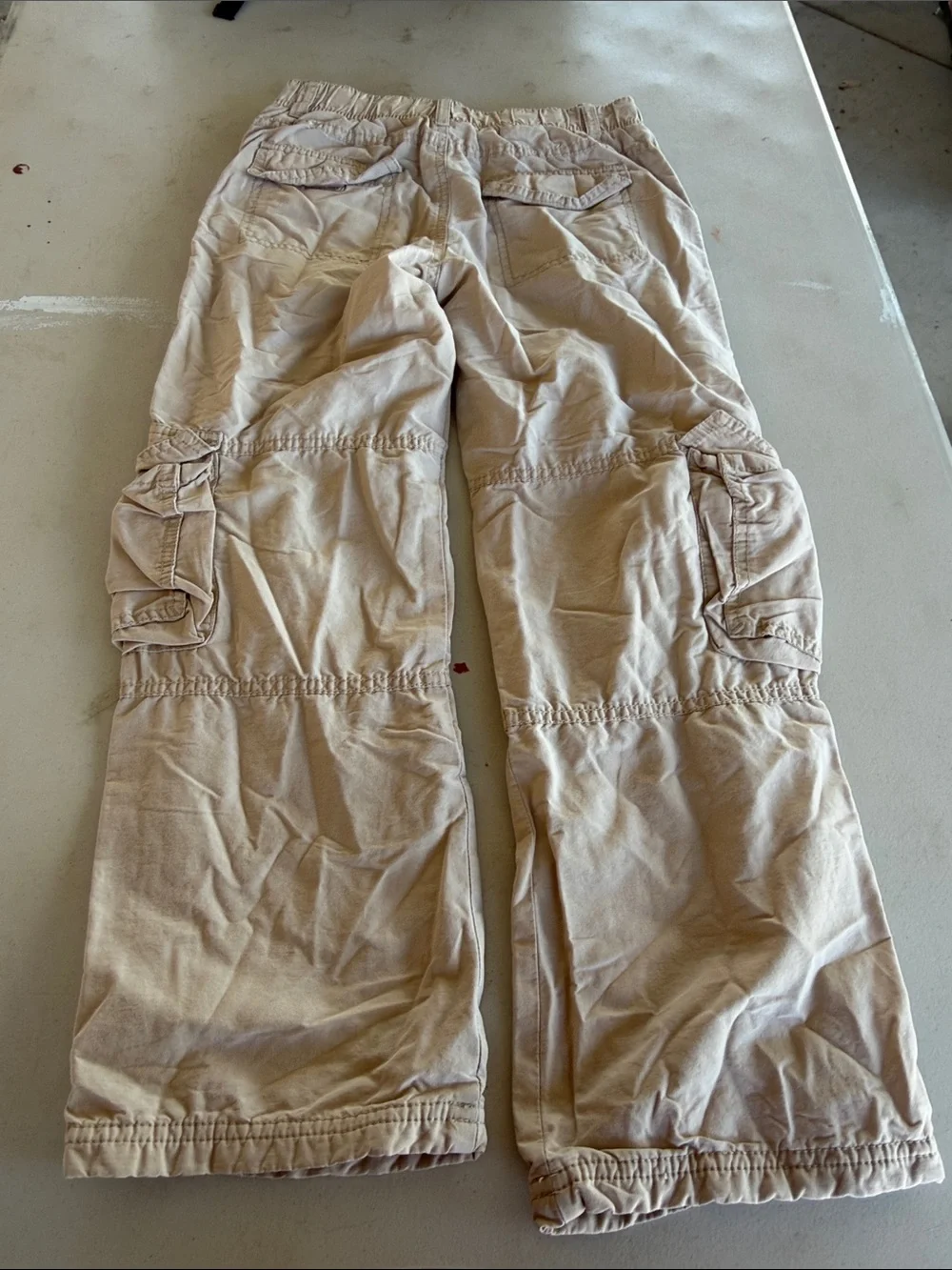 Gymboree Light Beige Cargo Pants with Side Pockets